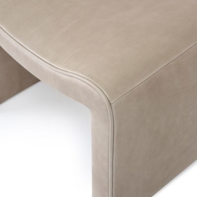 Isla Suede Ottoman
