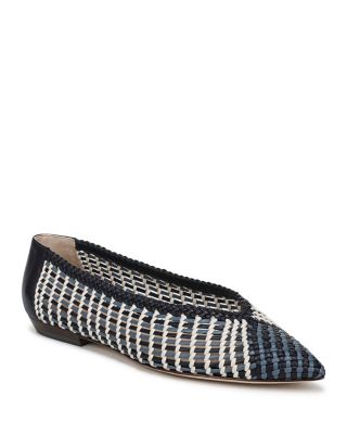 Women's Bancroft Woven Leather Ballet Flats 