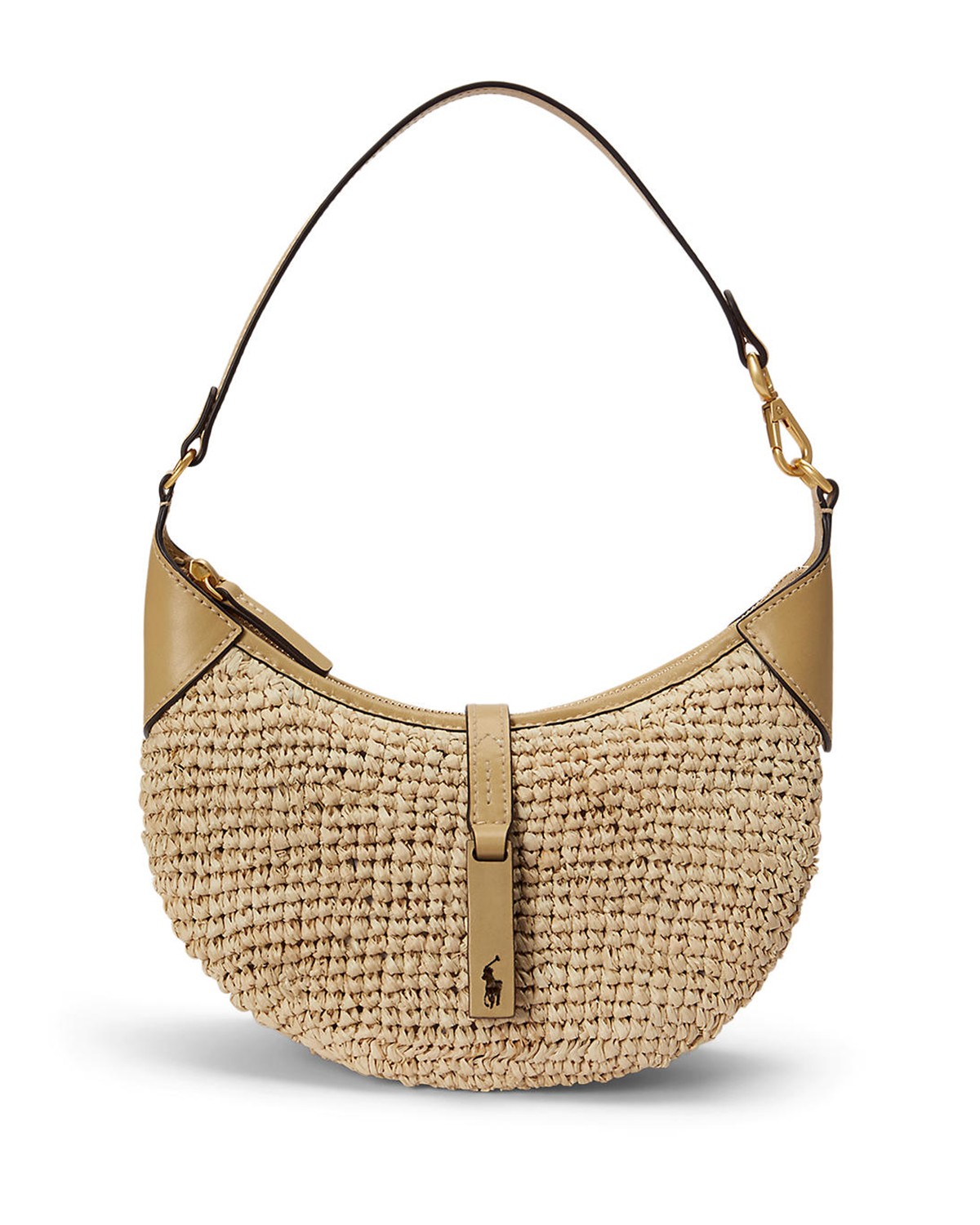 Polo ID Raffia Mini Shoulder Bag