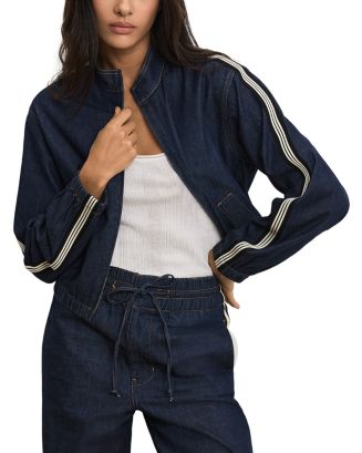 Veronica Beard Gigi Shacket in Indigo Rinse