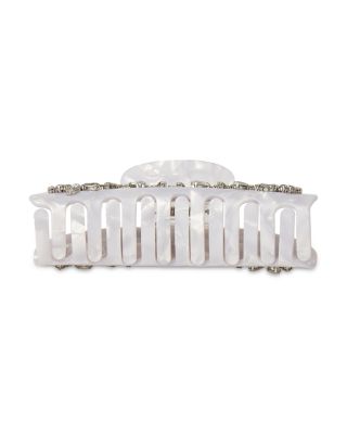 Holiday Lights Crystal Jumbo Claw Clip