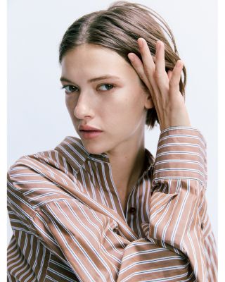 Marin Cropped Stripe Shirt