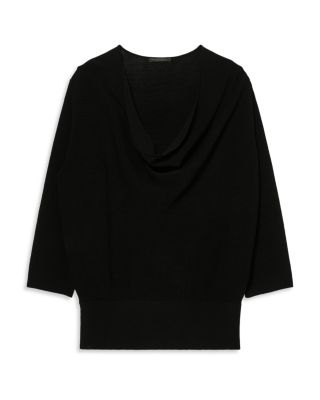 Uscita Negozi Draped Neck Sweater