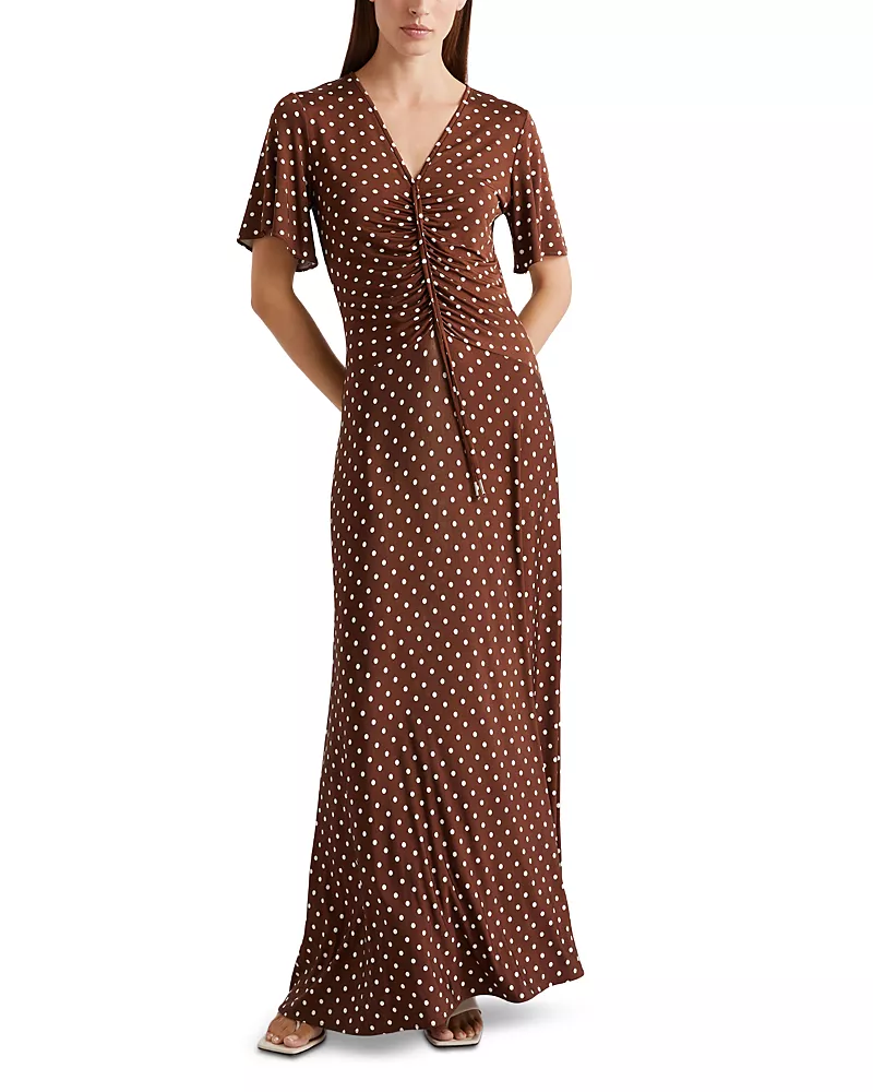 Marella Sport Teca Ruched Maxi Dress