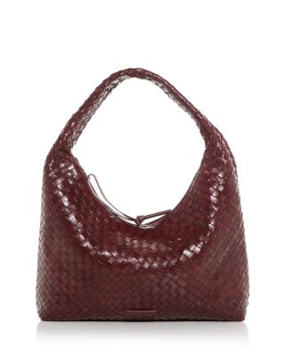 Mercer Woven Leather Shoulder Bag