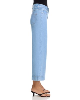 Joey Wide Leg Ankle Jeans in Zephyr