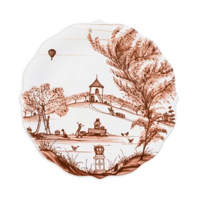 Country Estate Harvest Party Plate Assorted Set of 4