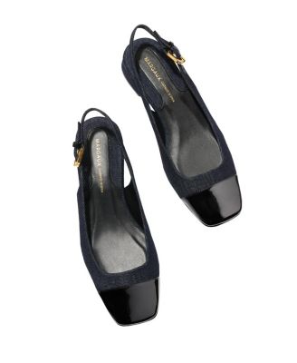  Women's The Cap-Toe Darcy Slingback Pumps