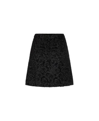 Short Skirt with Floral Pattern