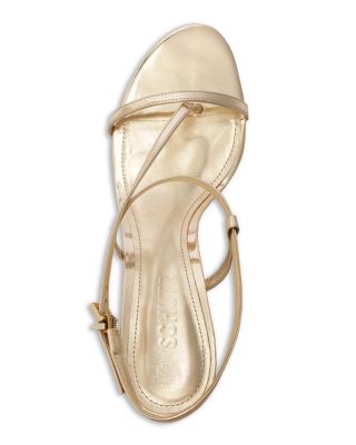 Women's Azure Metallic High Heel Sandals