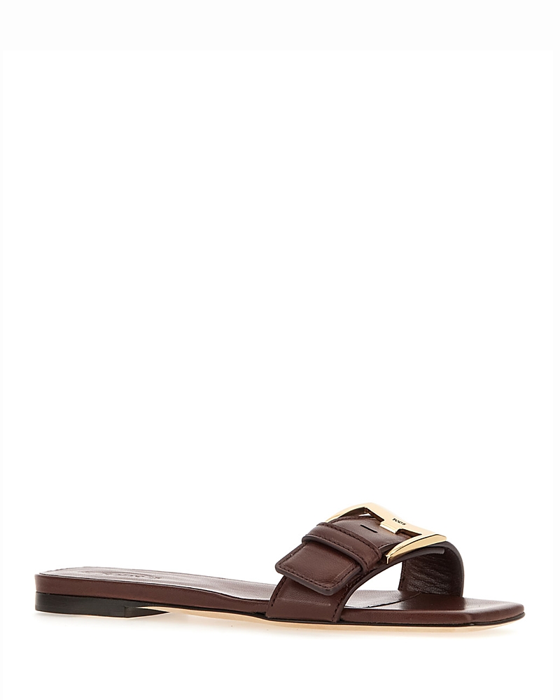 Tod's Women's Leather Slide Sandals