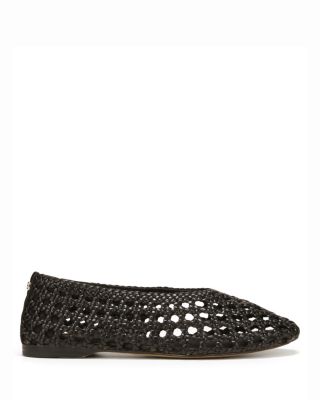 Women's Shira Woven Leather Ballet Flats