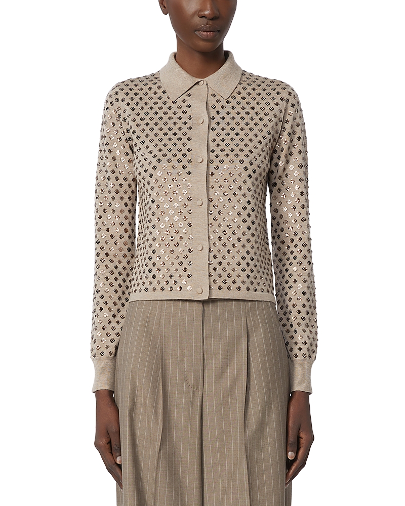 Max Mara Mxmragno Sequin Cardigan