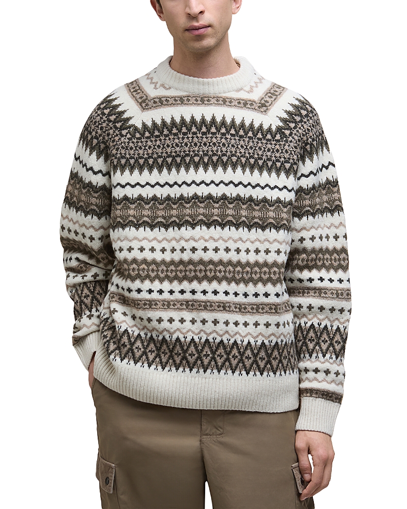 Barbour Hase Brushed Fair Isle Crewneck Sweater