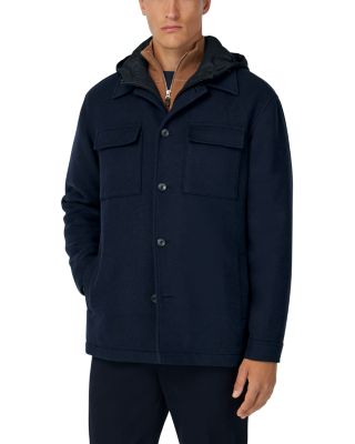 Hooded Shirt Jacket