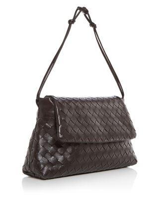 Giorno Intrecciato Leather Shoulder Bag