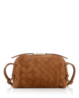 Concert Pouch Intrecciato Leather Suede Bag