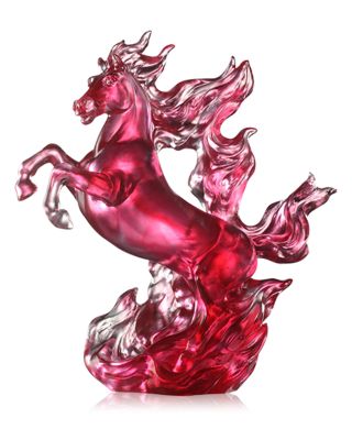 Triumphant Ascent Limited Edition Crystal Glass Sculpture