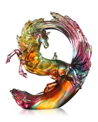 The Peak of Greatness Limited Edition Crystal Glass Sculpture