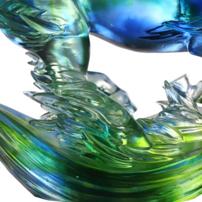 Advance without Fear Limited Edition Crystal Glass Sculpture