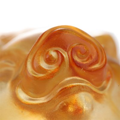 Ruyi's Twelve Blessings The Little Piglet Attracts Wealth Crystal Glass Sculpture