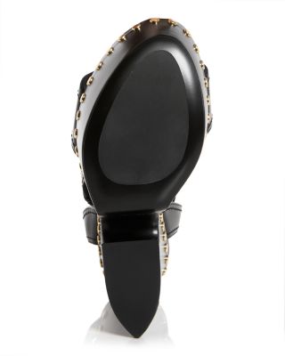 Women's Studded Platform Clog Sandals