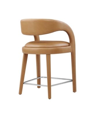 Pinnacle Faux Leather Counter Stool, Set of 2