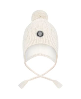  Unisex Lined Winter Hat with Pompom - Little Kid, Big Kid