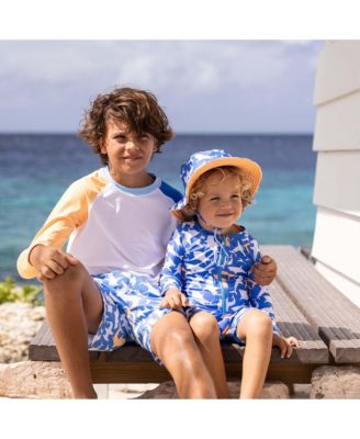 Boys' Blue Papaya LS Rash Top - Little Kid, Big Kid