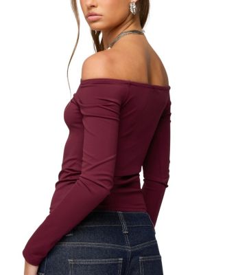 Katie Off Shoulder Long Sleeve Top