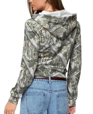 Tayler Camo Zip Up Hoodie