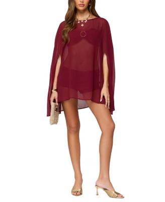 Mckenzie Sheer Chiffon Poncho