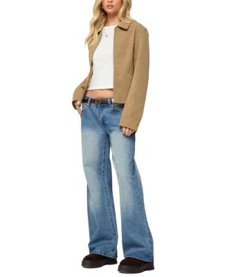 Cozette Faux Leather Jacket