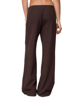  Kerie Pinstripe Low Rise Pants