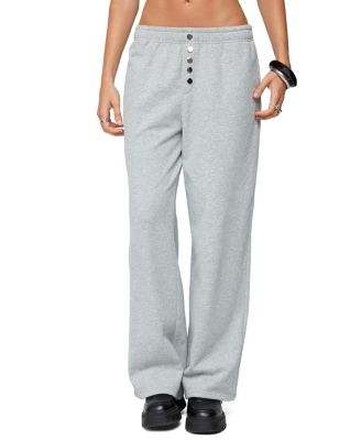 Edikted Lorelle Wide Leg Sweatpants