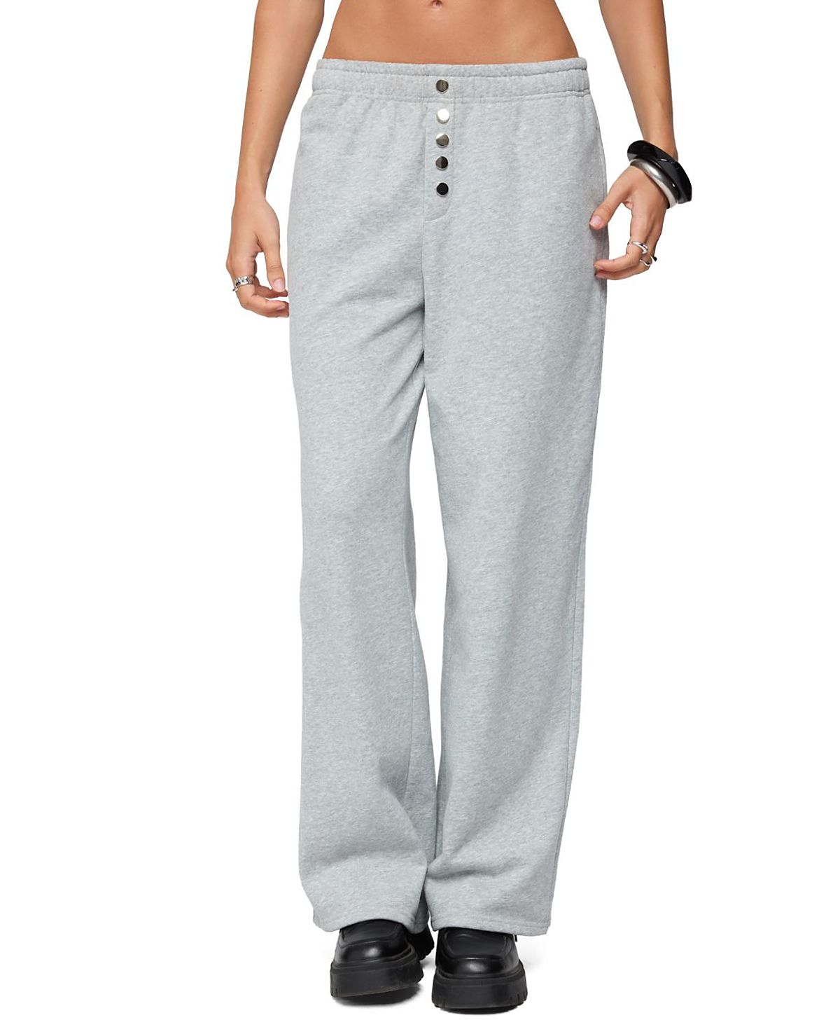 Edikted Lorelle Wide Leg Sweatpants