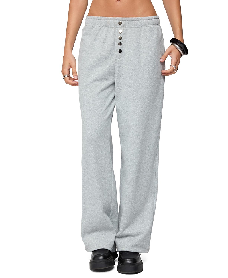 Edikted Lorelle Wide Leg Sweatpants