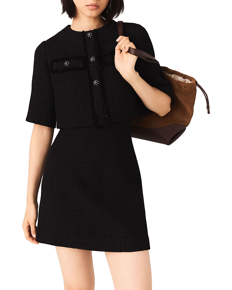 Maje Reimssa Tweed Dress