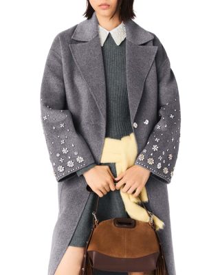 Double Faced Rhinestone Coat