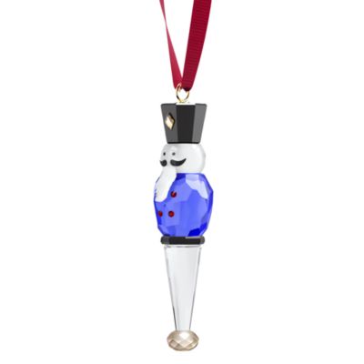 Holiday Cheers Nutcracker Ornament, Blue