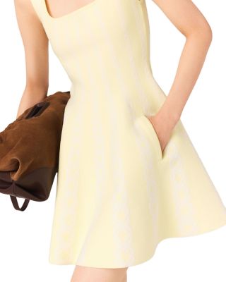 Mini Jacquard Skater Dress