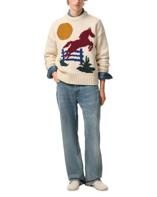 Pull Col Rond Cheval Sweater