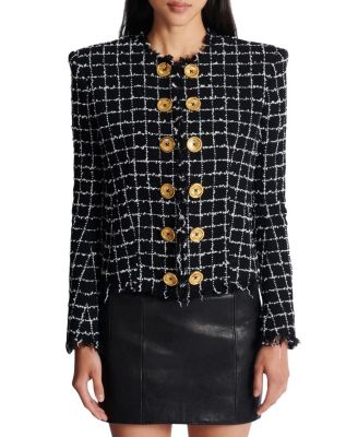 Cropped Tweed Jacket