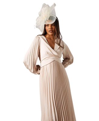 Petite Pleat Skirt Midi Dress