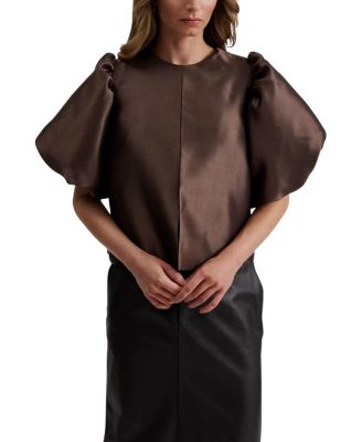 Cleo Pouf Balloon Sleeve Blouse