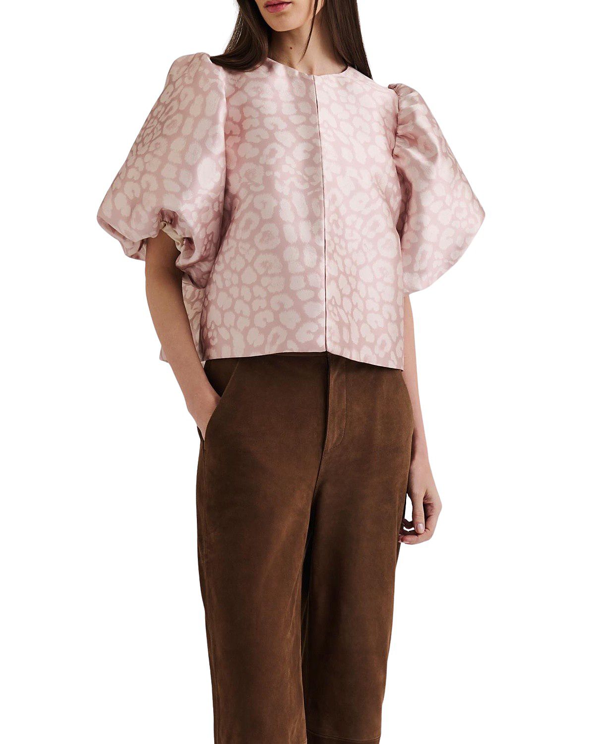 Malina Cleo Pouf Balloon Sleeve Blouse