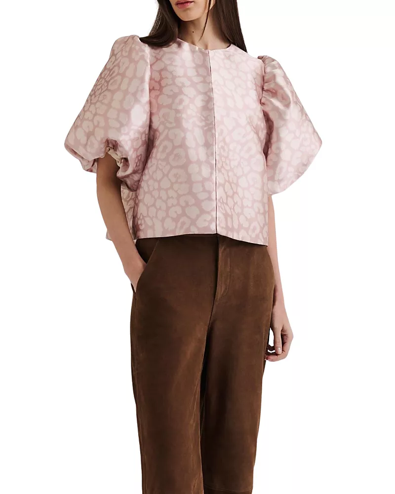 Malina Cleo Pouf Balloon Sleeve Blouse