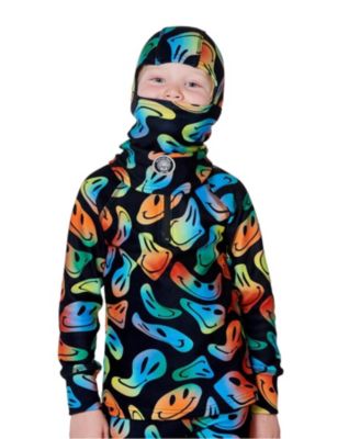 Boys' Brushed Smiley Face Jersey Balaclava - Little Kid, Big Kid