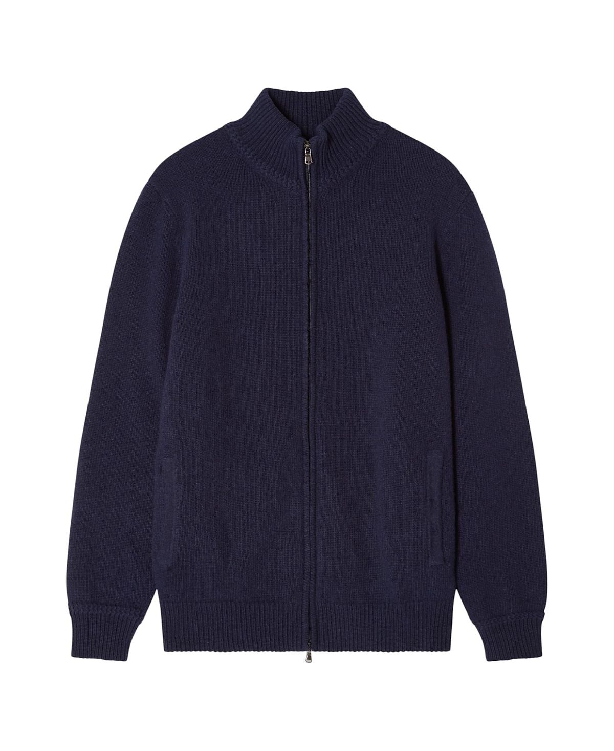 Robert Talbott Graham Cashmere Blend Full Zip Sweater
