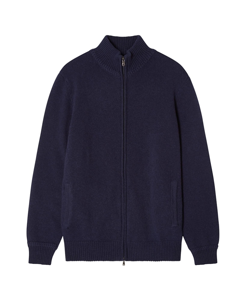 Robert Talbott Graham Cashmere Blend Full Zip Sweater